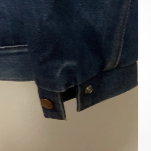 Vintage Wrangler Denim Sherpa-Lined Jacket - Picture 7 of 9